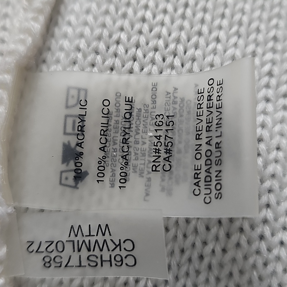Calvin Klein Women's Cream Cowl Neck Sweater Tunic - Picture 7 of 9